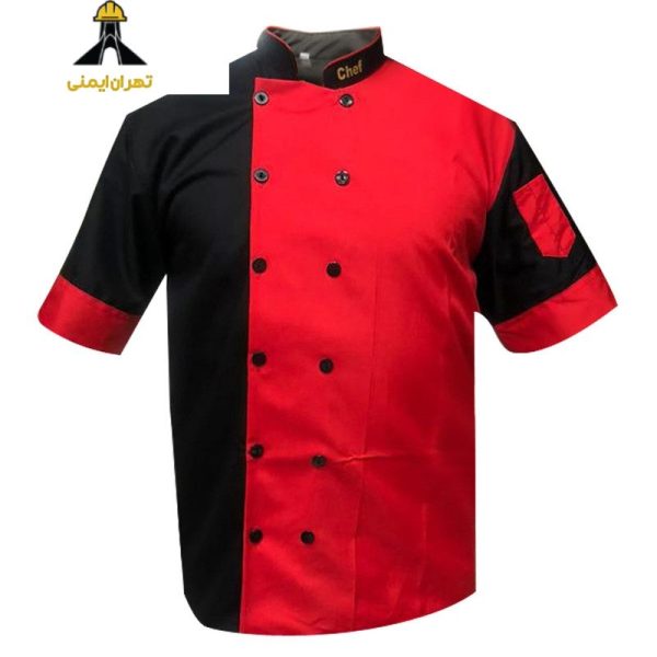 لباس کار مدل CHEF1 رنگ قرمز