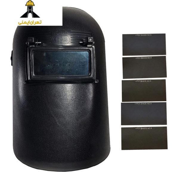 ماسک جوشکاری کد N110 به همراه 5 عدد شیشه ماسک